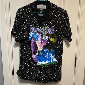 Hybrid & Company Black and White Cosmic Tee